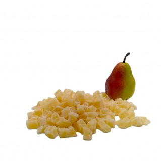 PERA DESHIDRATADA EN DADOS