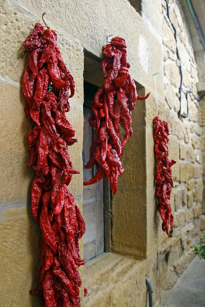 Secado de pimiento choricero