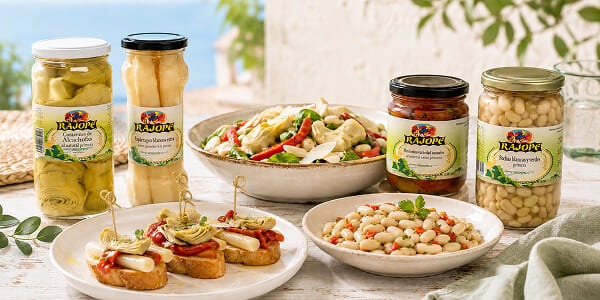 Recetas frescas de verano con conservas riojanas: ensaladas, pinchos y aperitivos
