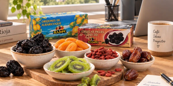 Frutas deshidratadas y frutos secos: el snack natural para la vuelta al cole y la oficina